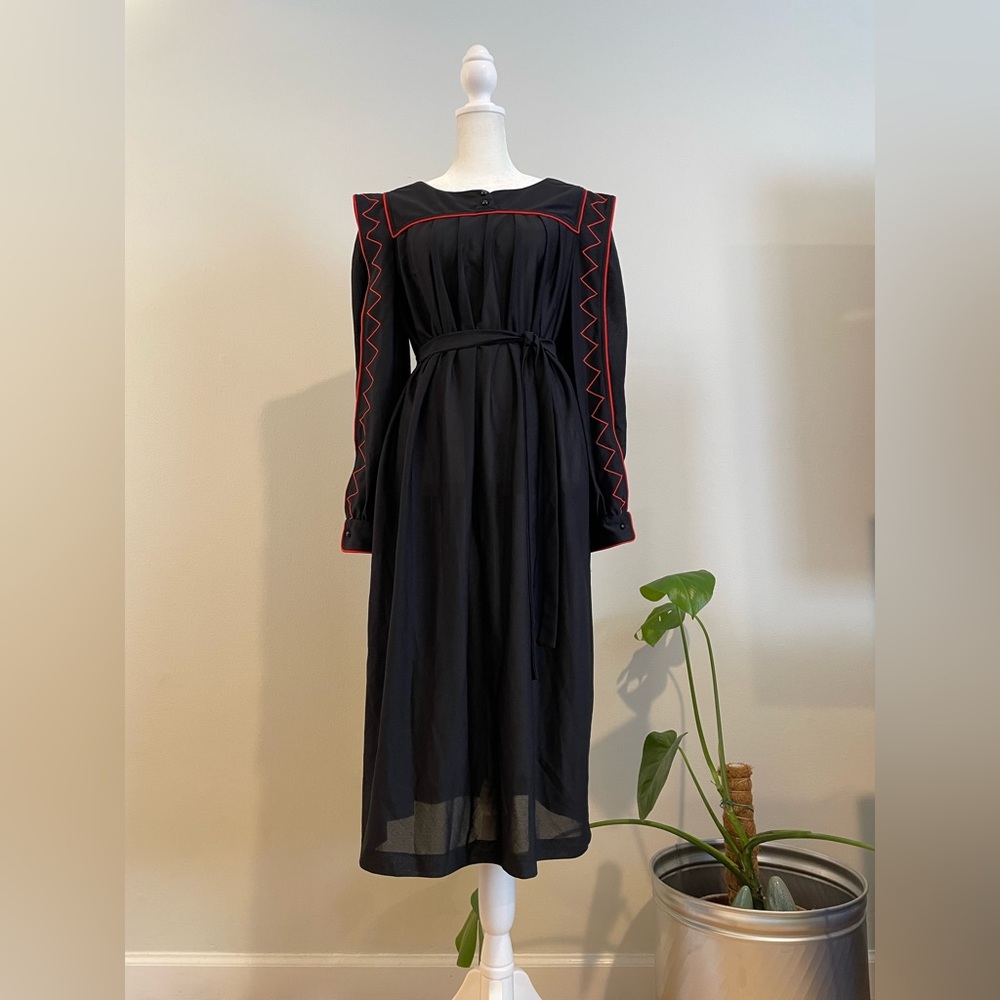 Vintage 70s Deadstock Embroidered/Bohemian/Ethnic Style Dress